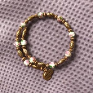 Alex and Ani Beaded Wrap Bracelet
